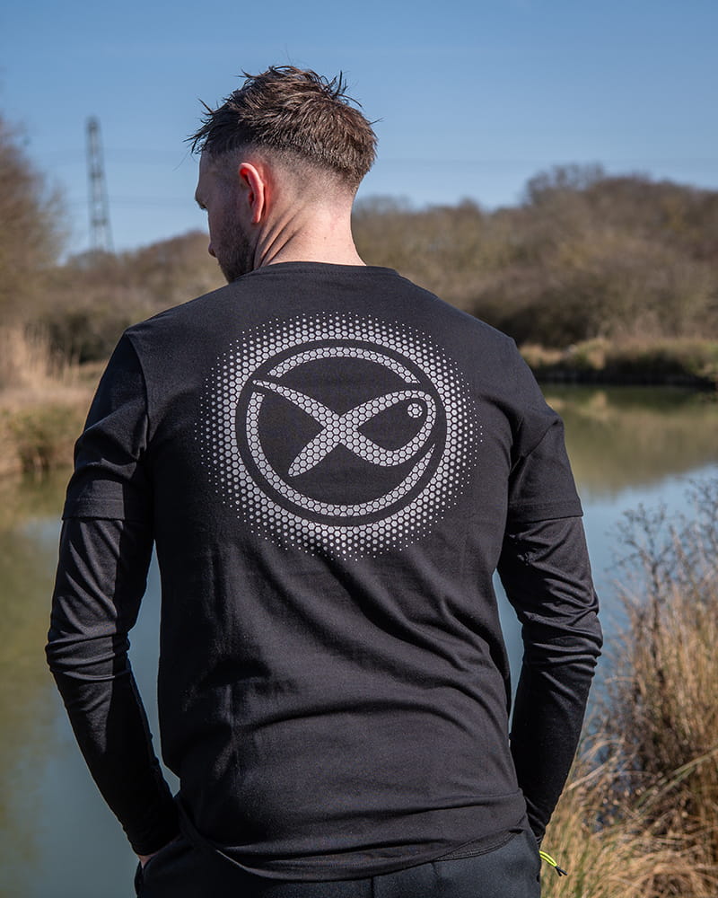 FADE LOGO T-SHIRT - BLACK/GREY