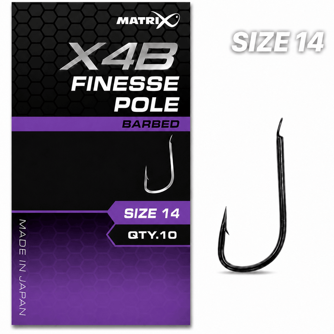 Matrx-X4B-finesse-pole-barbed-size-14