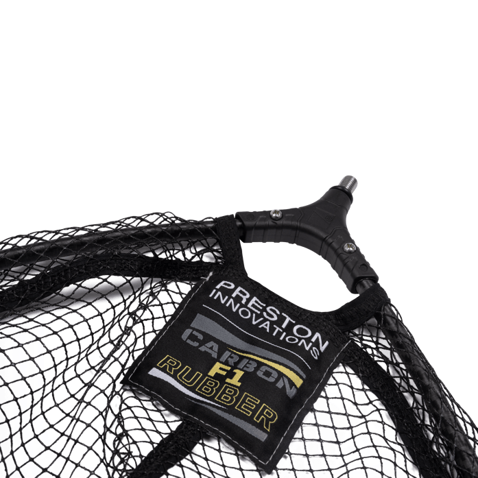 Preston carbon F1 latex landing net
