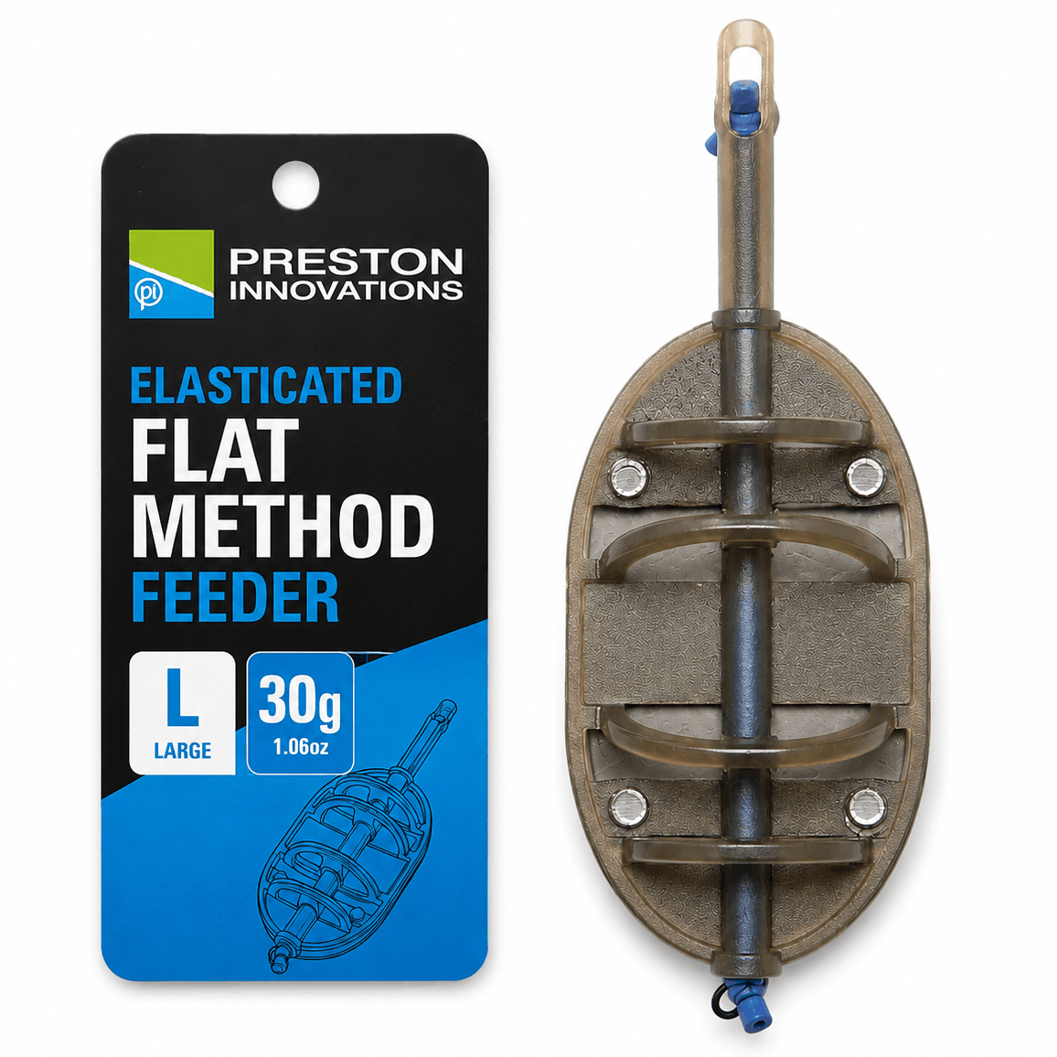 PRESTON-ELASTICATED-FLAT-METHOD-FEEDER-Large-30g