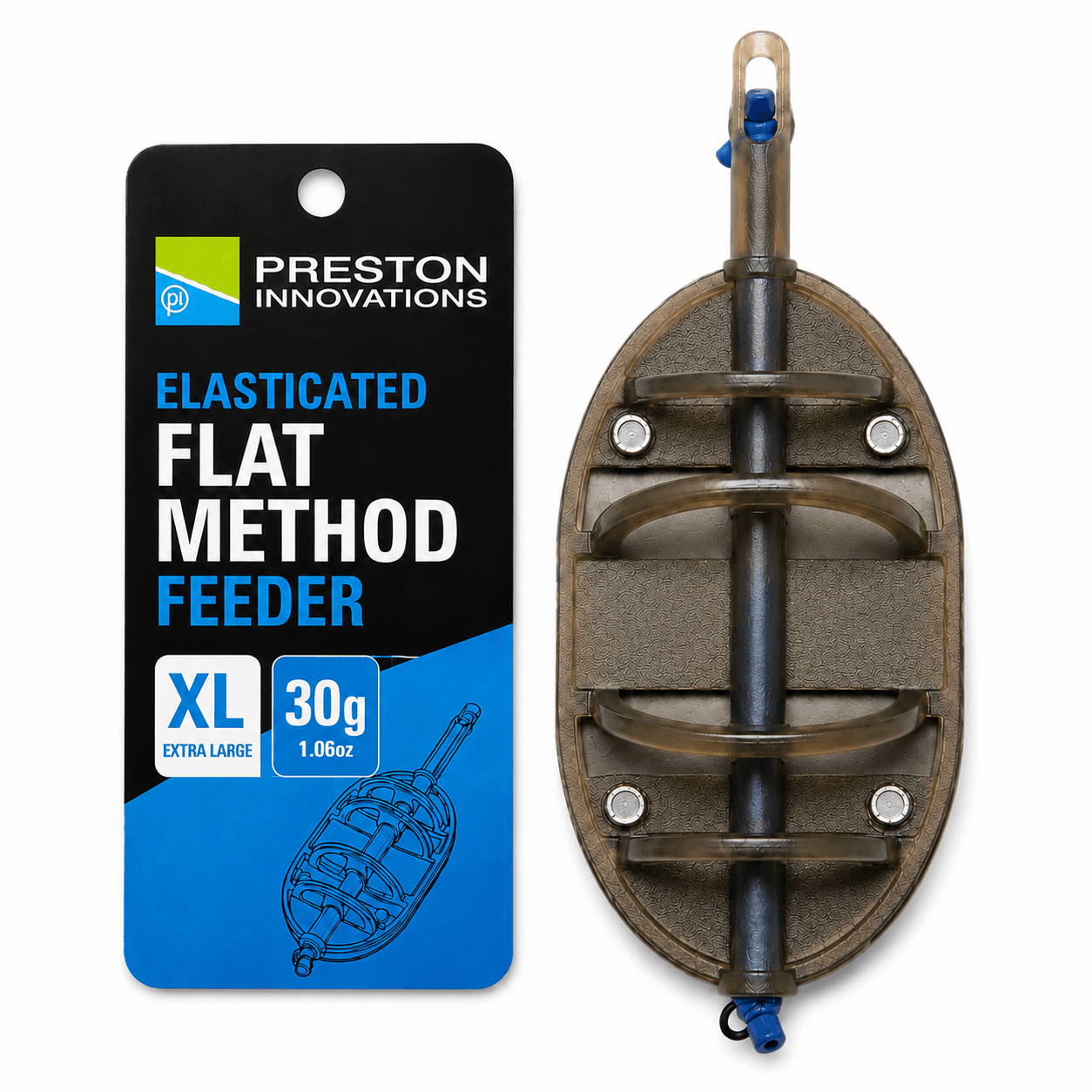 PRESTON-ELASTICATED-FLAT-METHOD-FEEDER-mxl-30g
