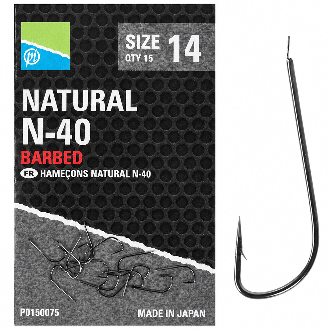 PRESTON-NATURAL-N-40-barbed-size-14