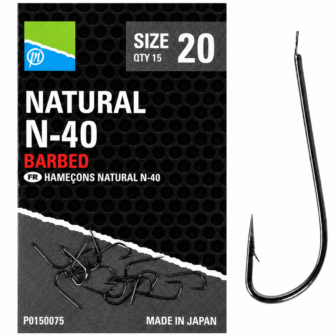 PRESTON-NATURAL-N-40-barbed-size-20
