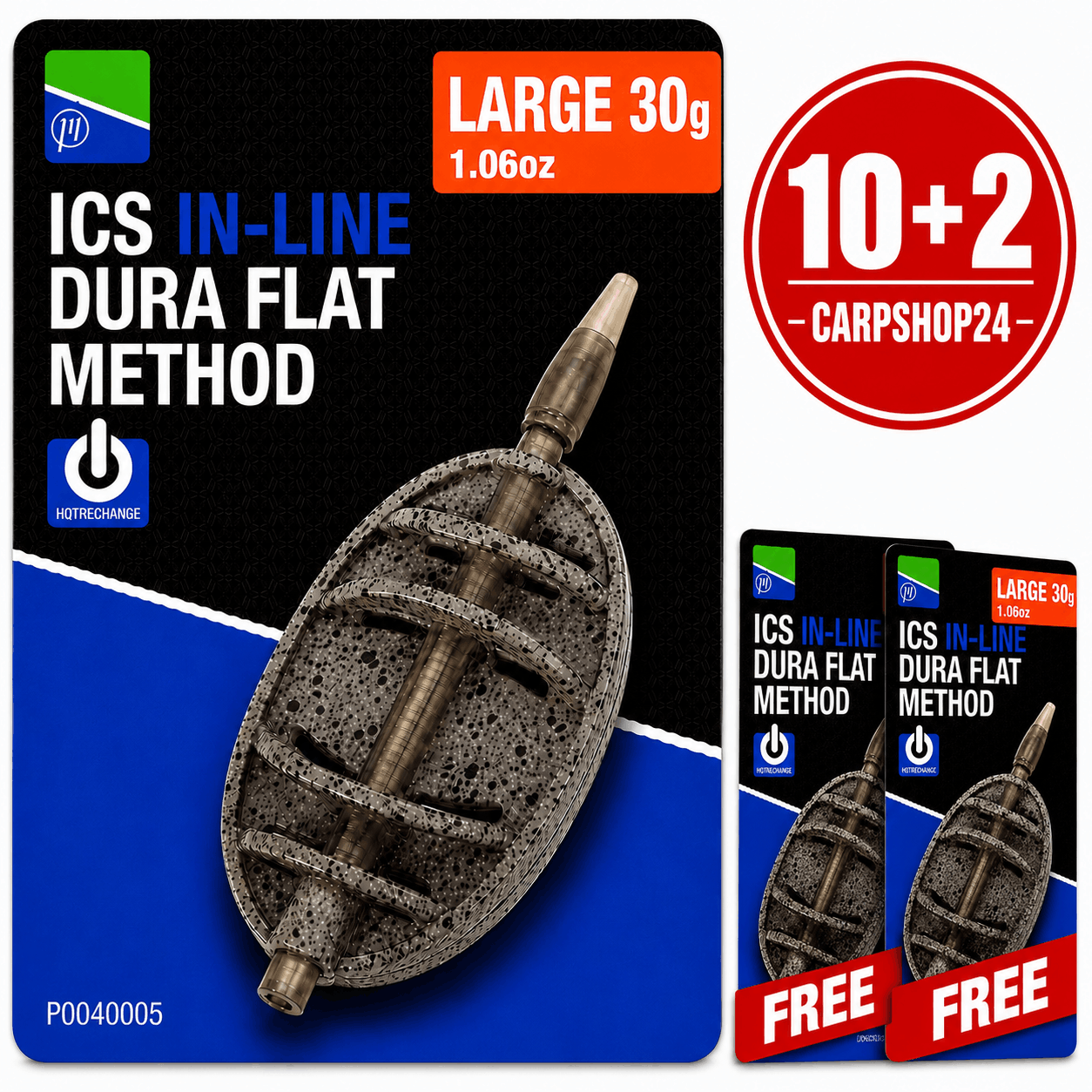 Preston-ICS-in-lina-dura-flat-method-feeder_10+2-pakket-Deal