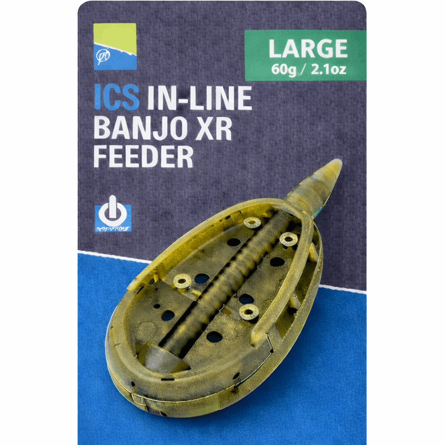 Preston-ICS-in-line-banjo-xr-feeder-Large-60g