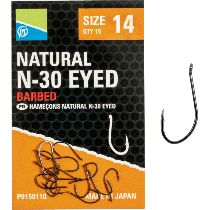 Preston-natural-n-30-eyed-barbed-size-14