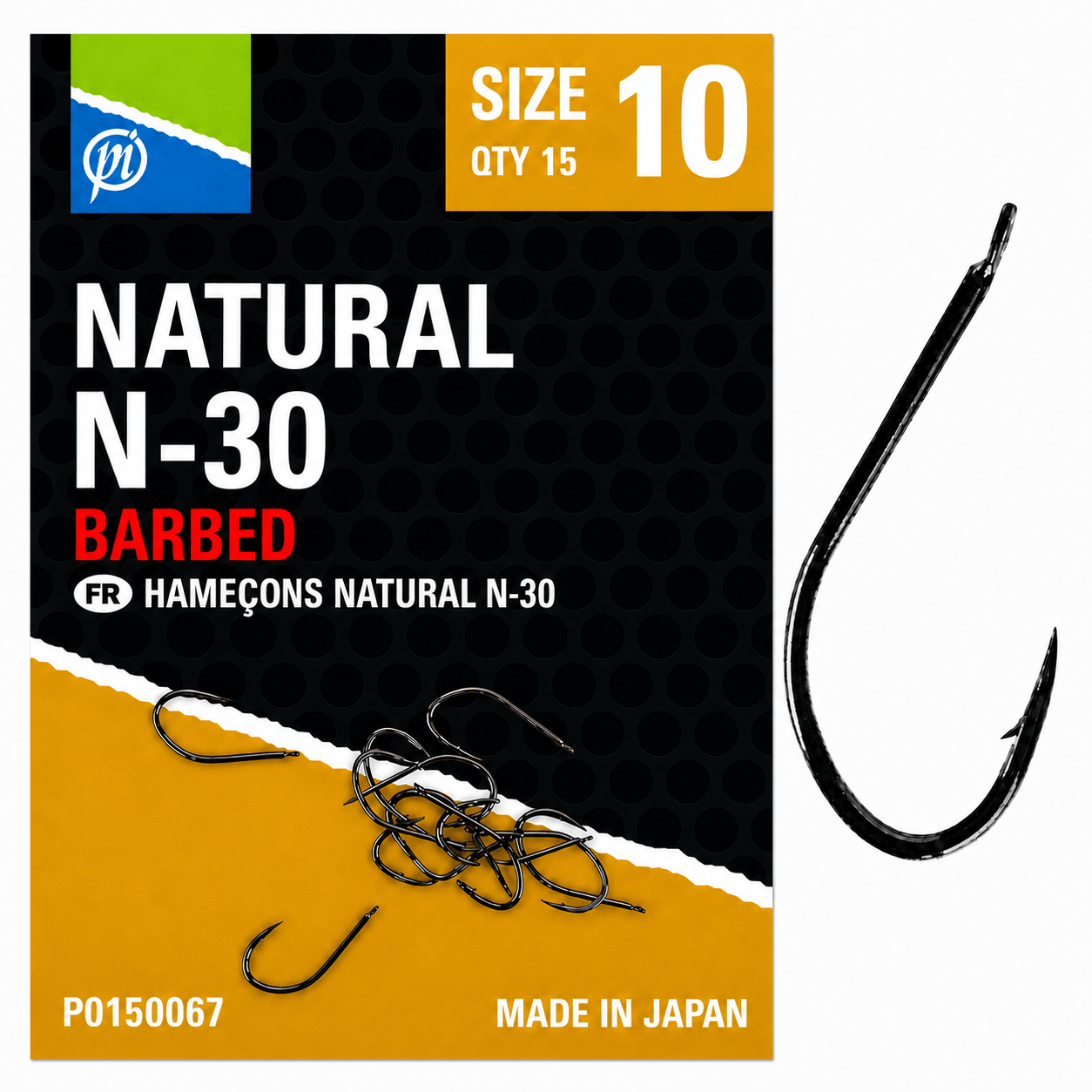 Preston_Natural_N-30_Barbed-size-10