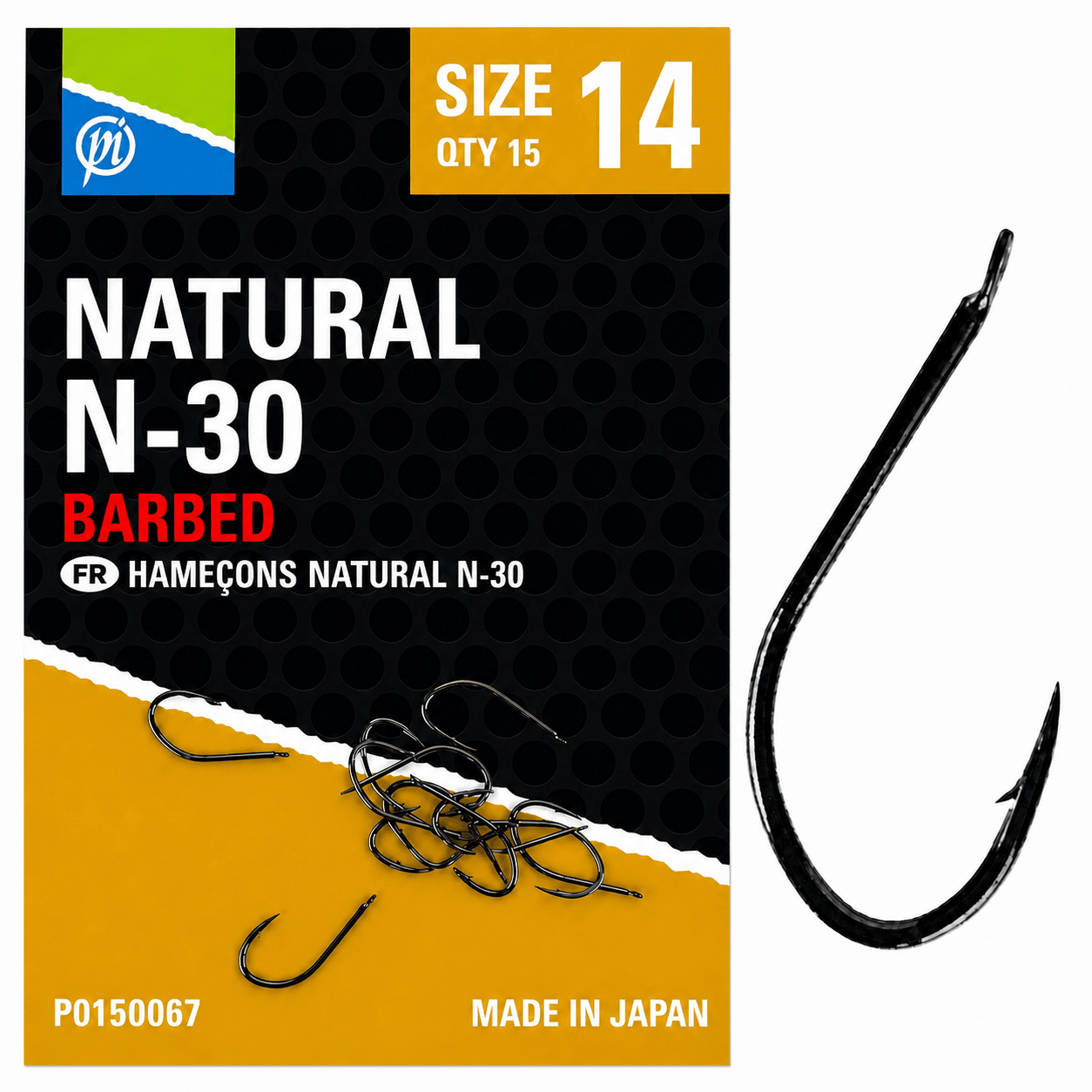 Preston_Natural_N-30_Barbed-size-14