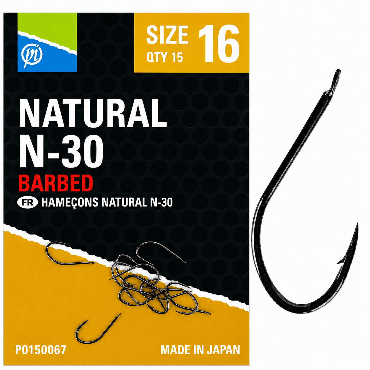 Preston_Natural_N-30_Barbed-size-16