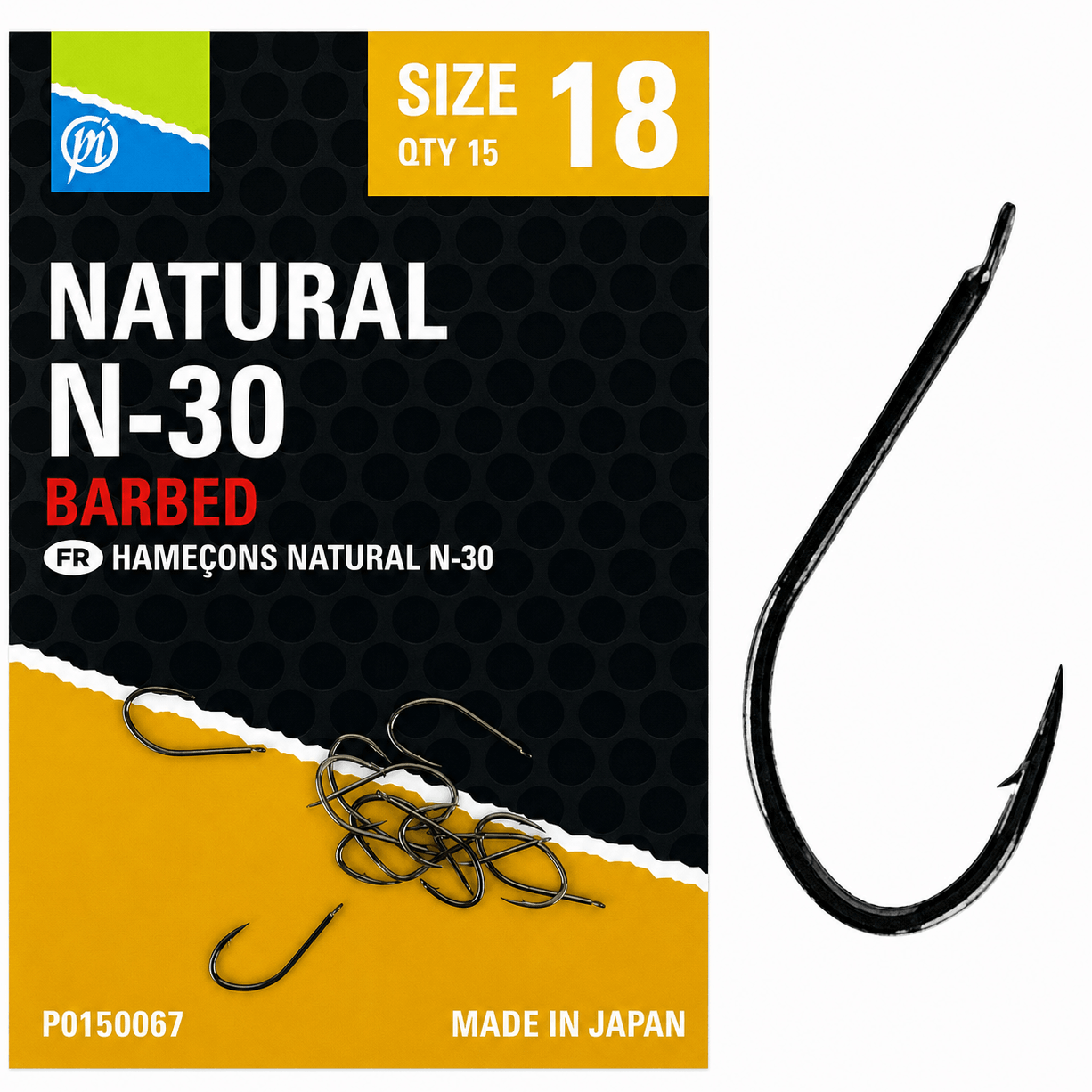 Preston_Natural_N-30_Barbed-size-18