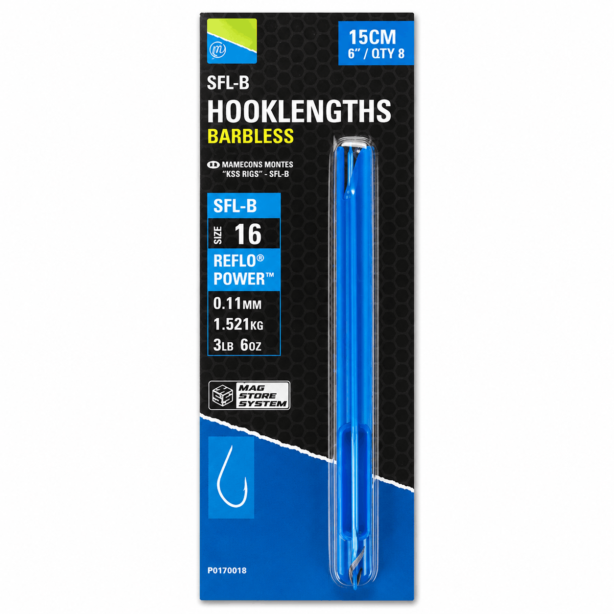 Preston_SFL-B_Hooklengths_Barbless_15cm_Onderlijnen_Weerhaakloos-size-16-011mm