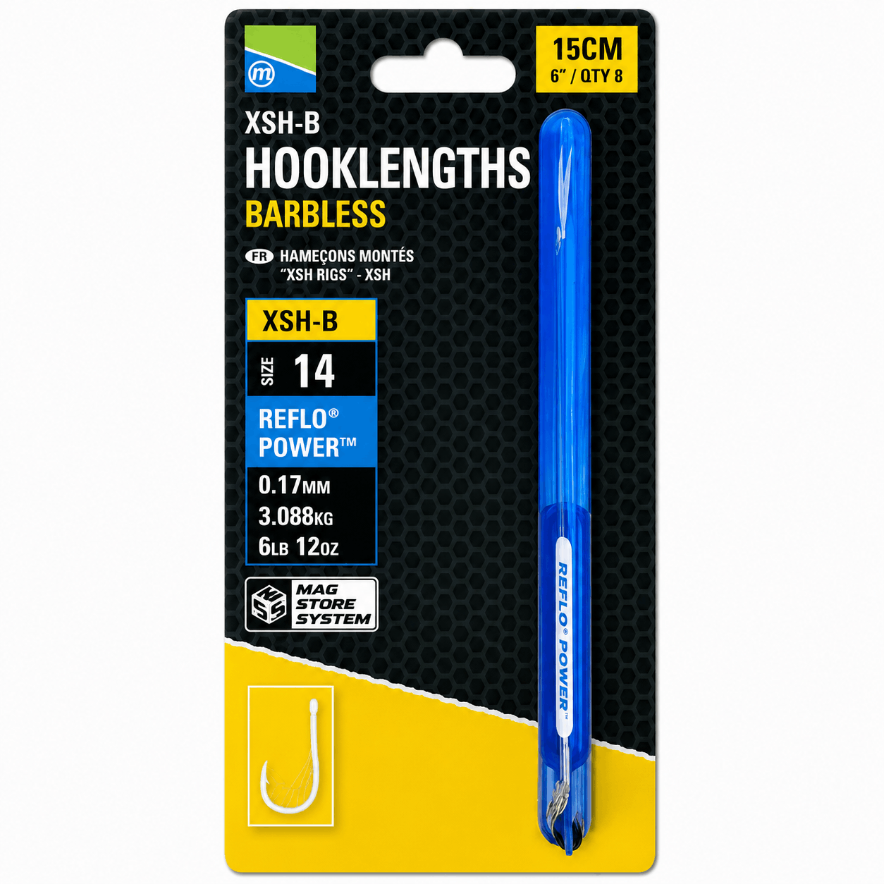 Preston_XSH-B_Hooklengths_Barbless_Onderlijnen_15cm_Weerhaakloos-cover-size-14-017mm