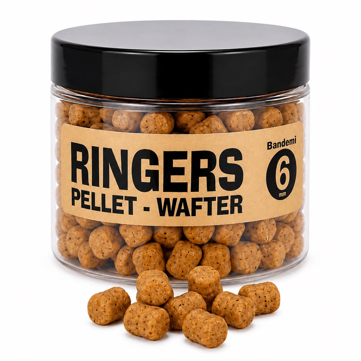 Ringers Pellet Wafters 6mm in pot met losse wafters