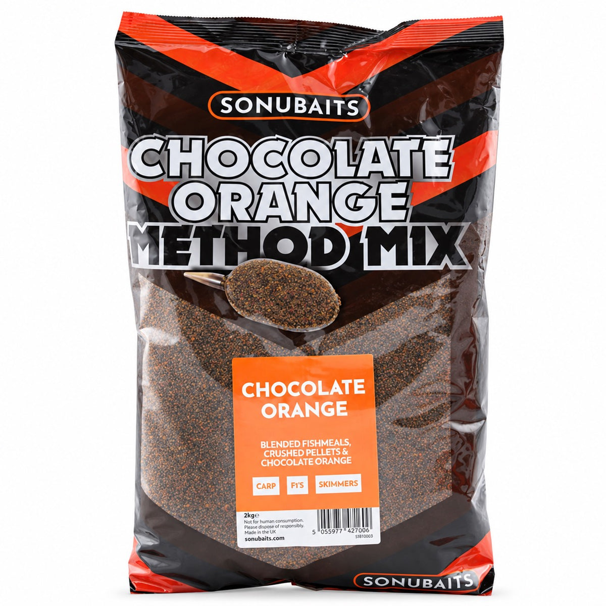 Sonubaits Chocolate Orange Method Mix 2kg – oudere productverpakking