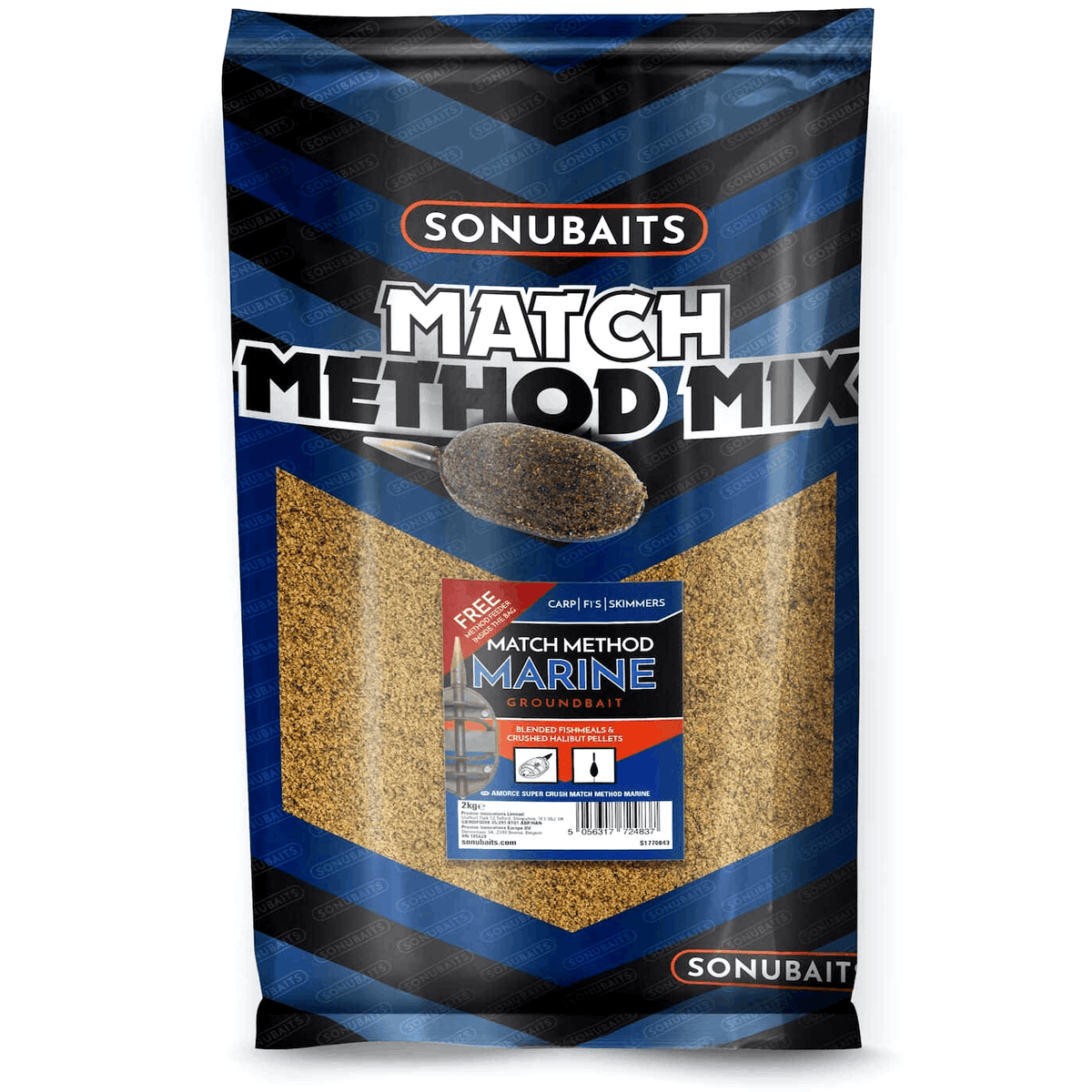 Sonubaits Match Method Mix Marine methodgrondvoer 2kg