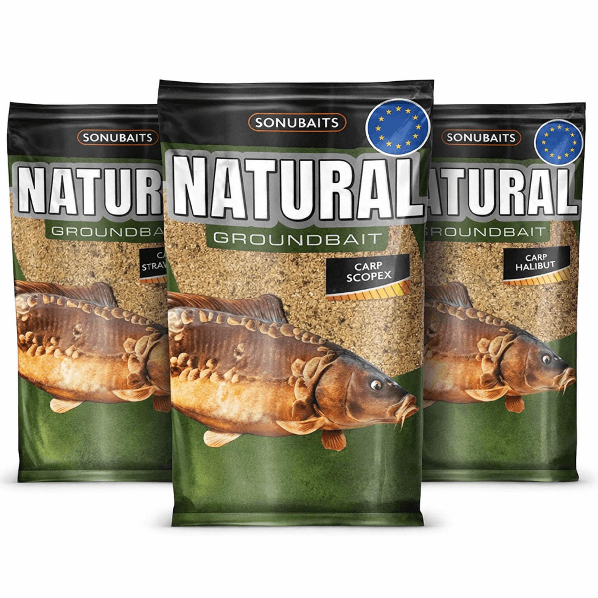Sonubaits Natural Groundbait Carp 1 kg assortiment