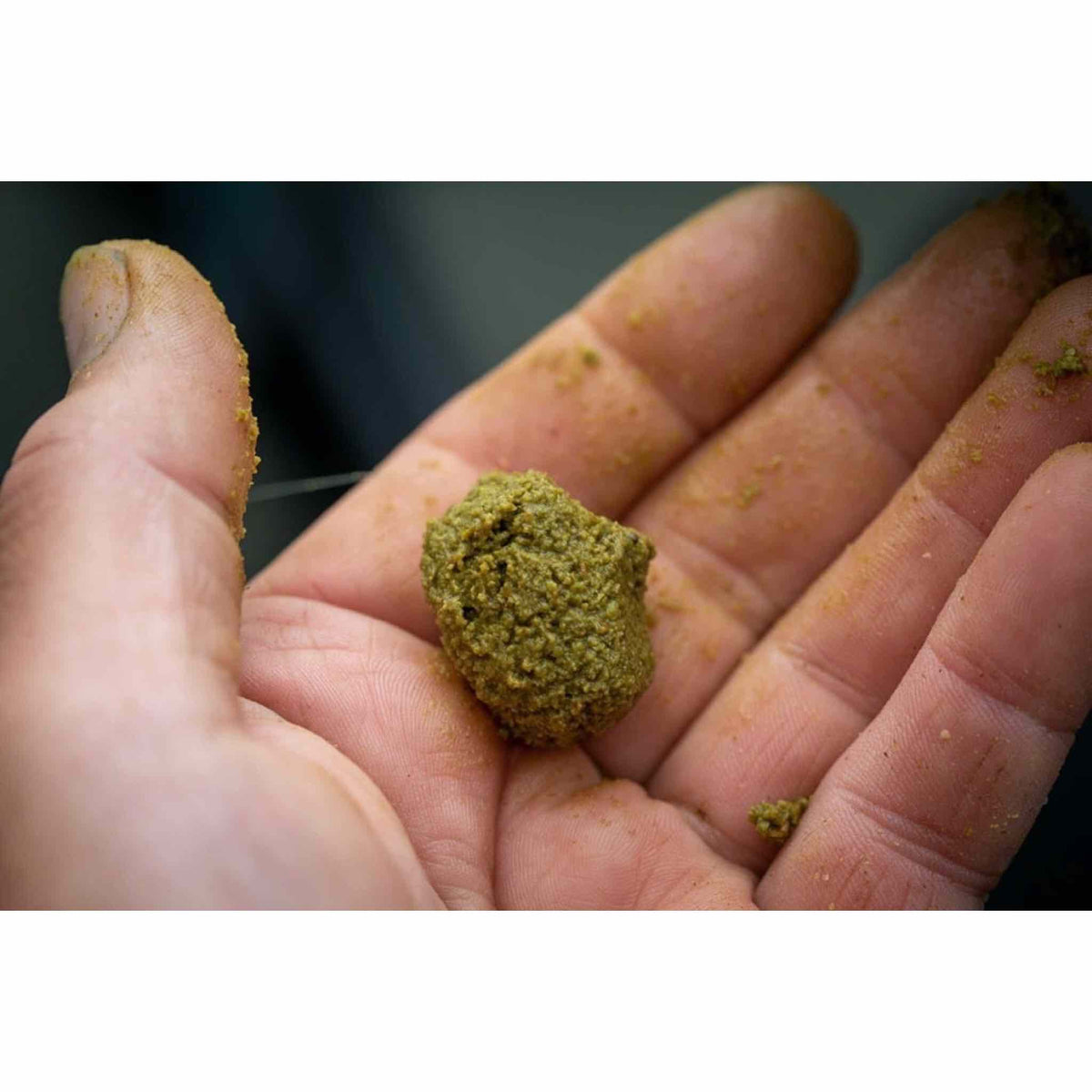 Sonubaits Pro Range Green Fishmeal voerbal in de hand