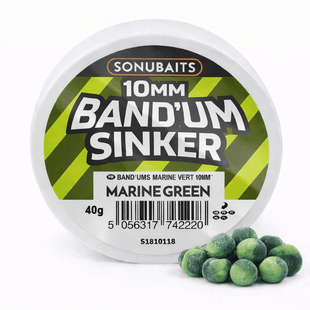 Sonubaits-bandum-sinkers-marine-green-10mm