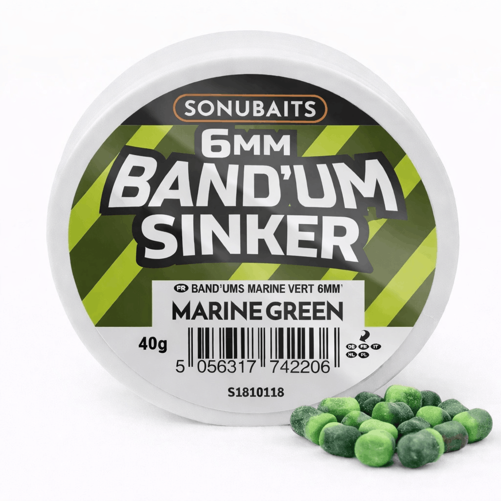 Sonubaits-bandum-sinkers-marine-green-6mm