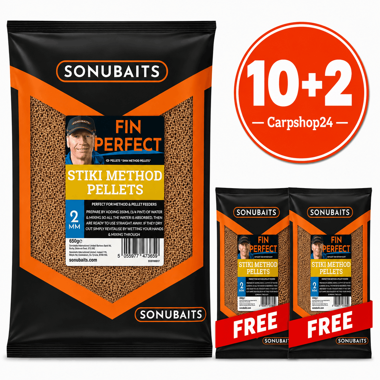Sonubaits-fin-perfect-stiki-method-pellet-10+2-Pakket-Deal