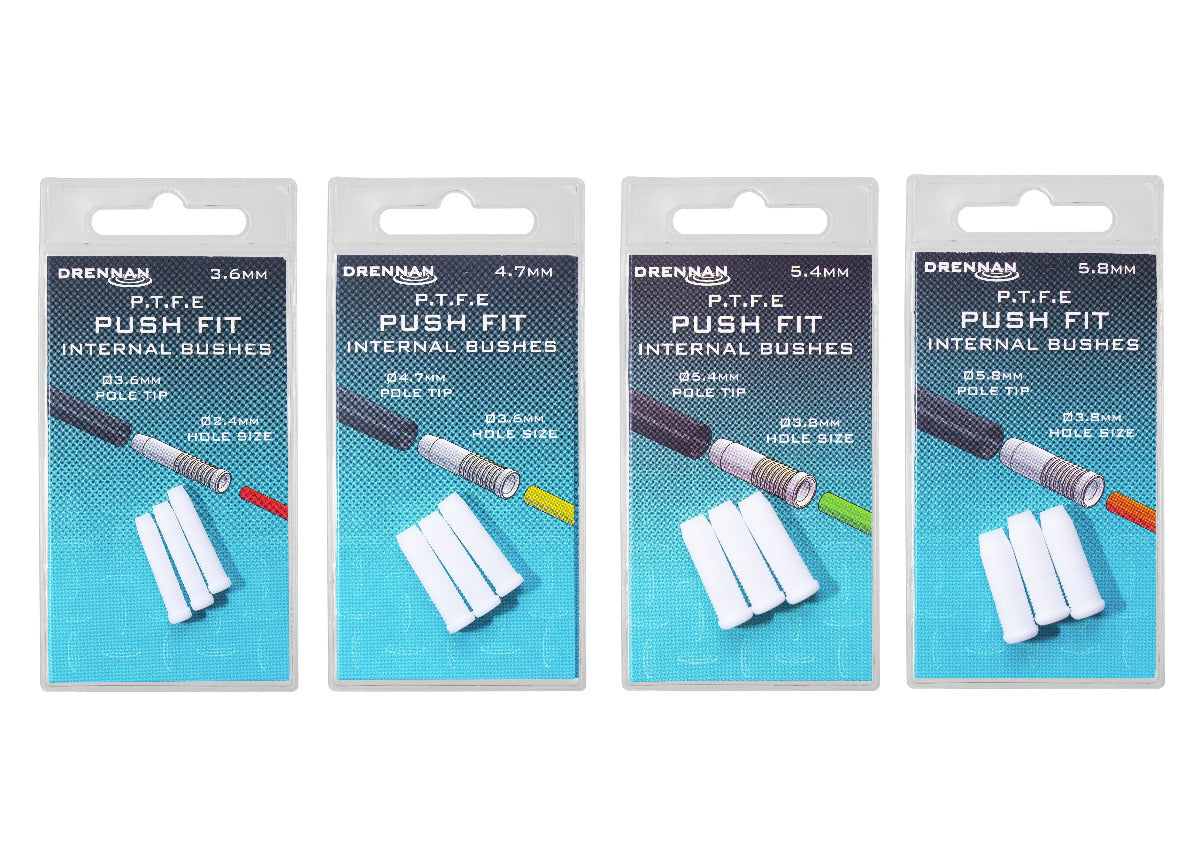 Drennan push fit internal bushes