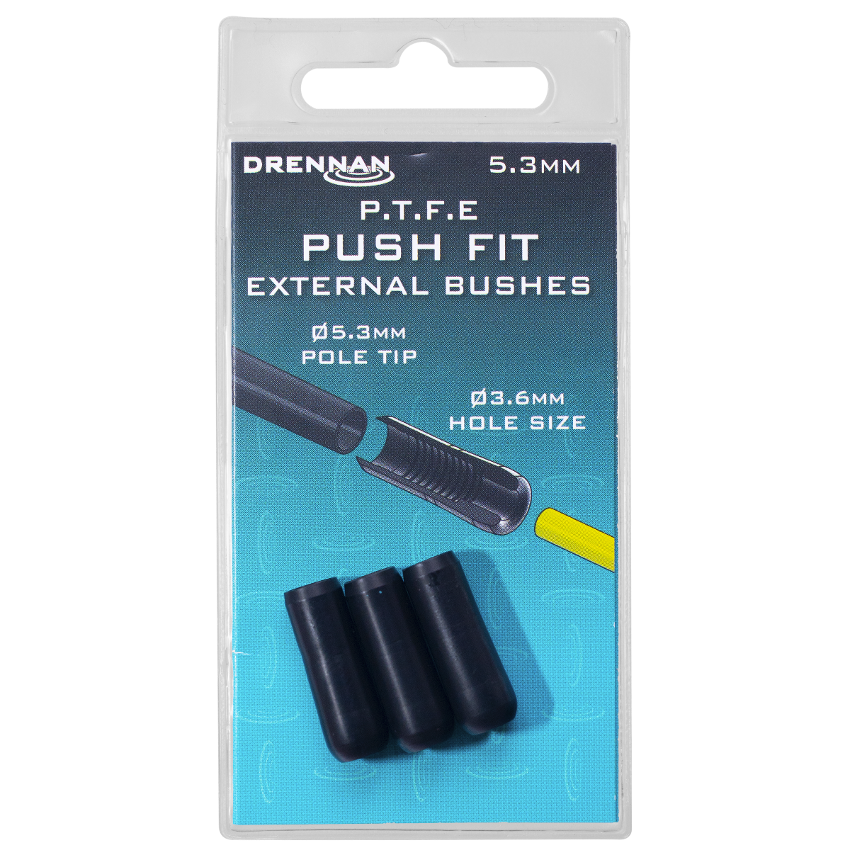 Drennan push fit external bushes