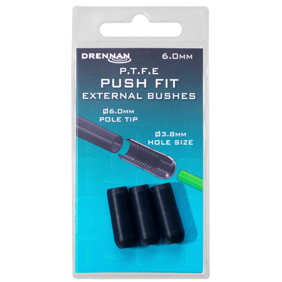 Drennan push fit external bushes