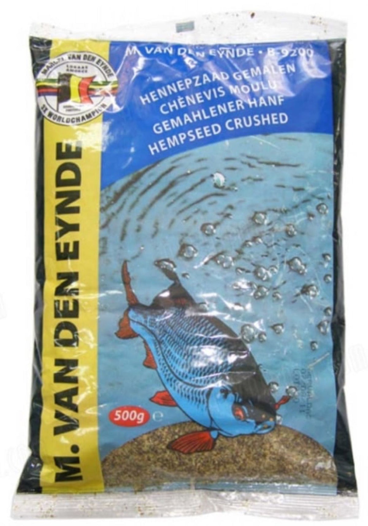 Van Den Eynde Ground Hemp 500g verpakkingsdetail