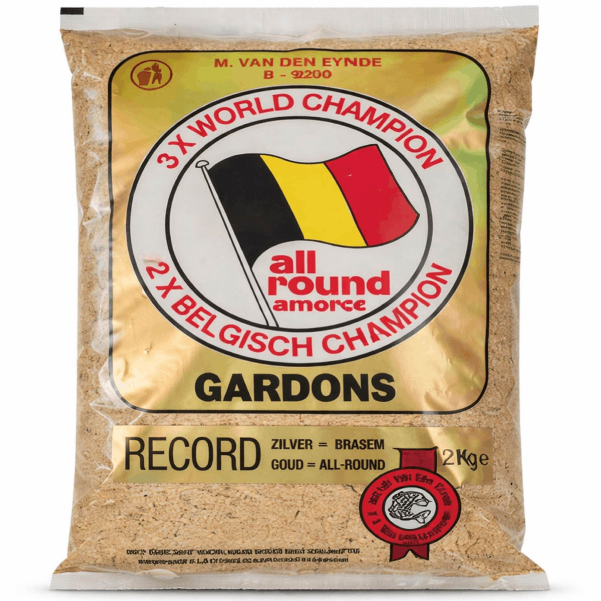 Van Den Eynde Record Gold Groundbait 2kg Naturel