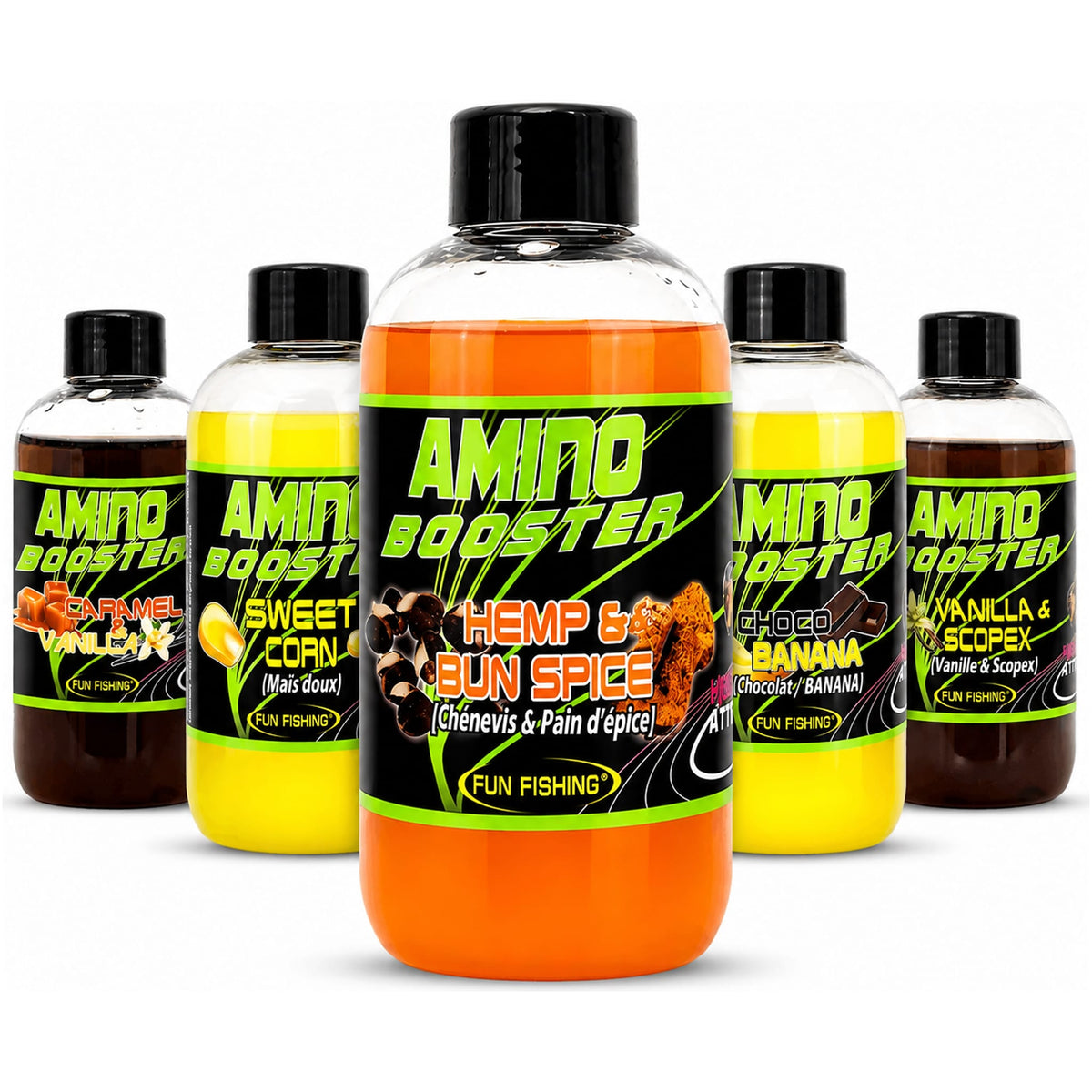 Fun Fishing Amino Booster vloeibaar additief 200ml assortiment