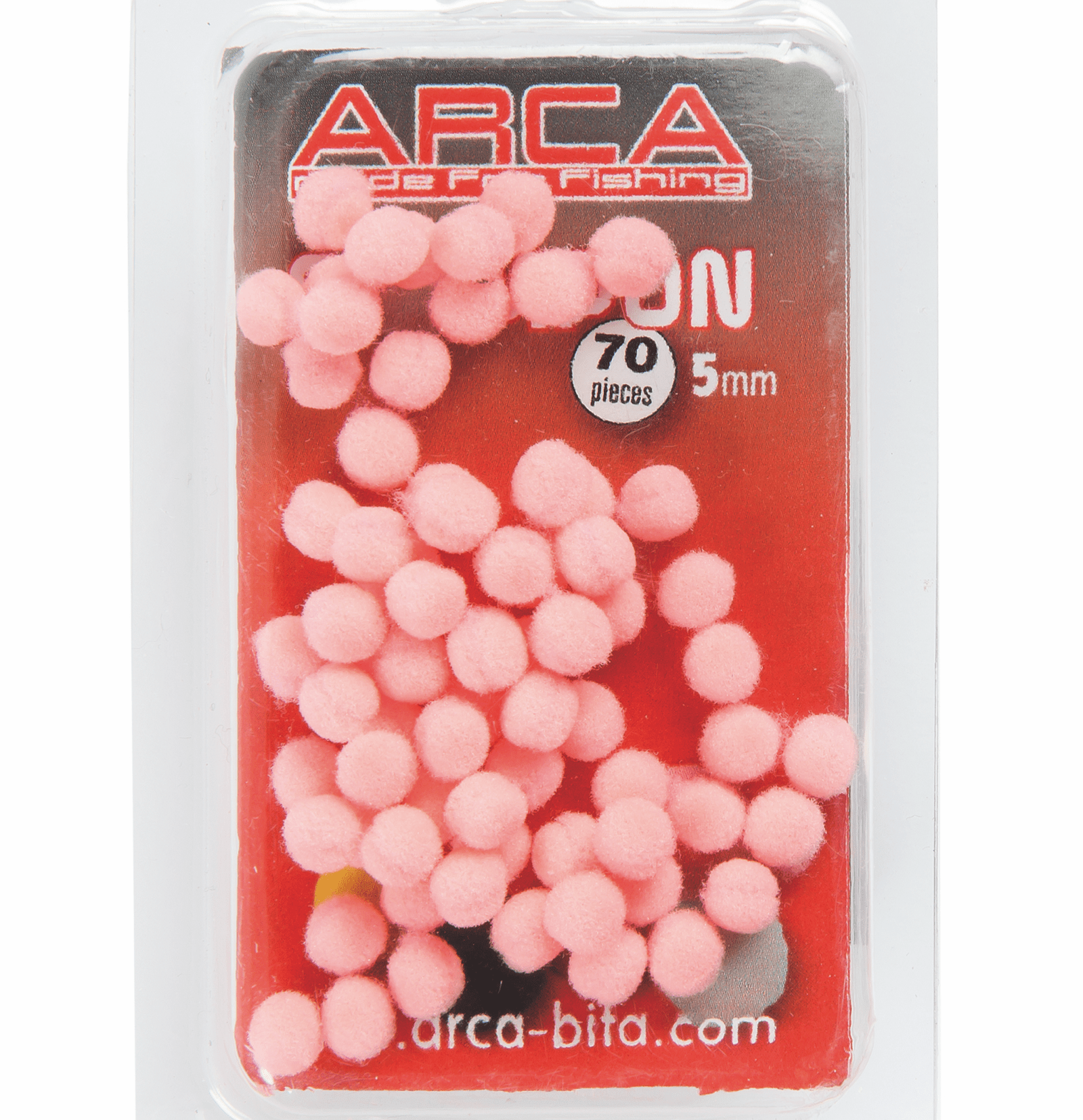 Arca pompon 5mm pink