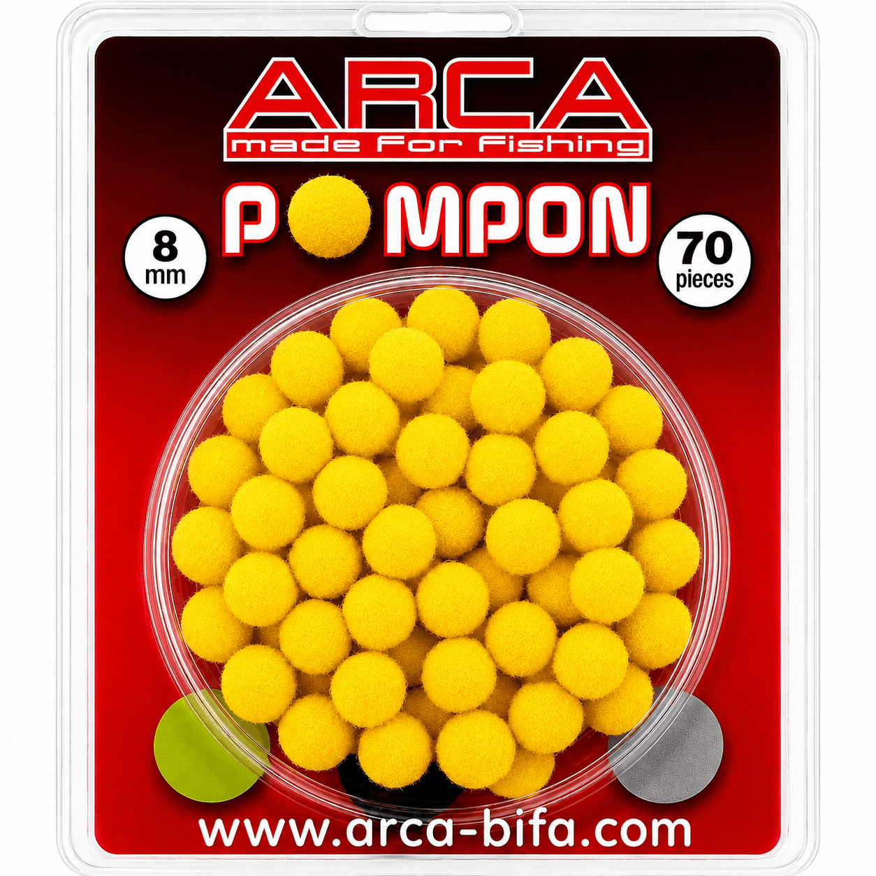 arca-pompon-8mm-geel