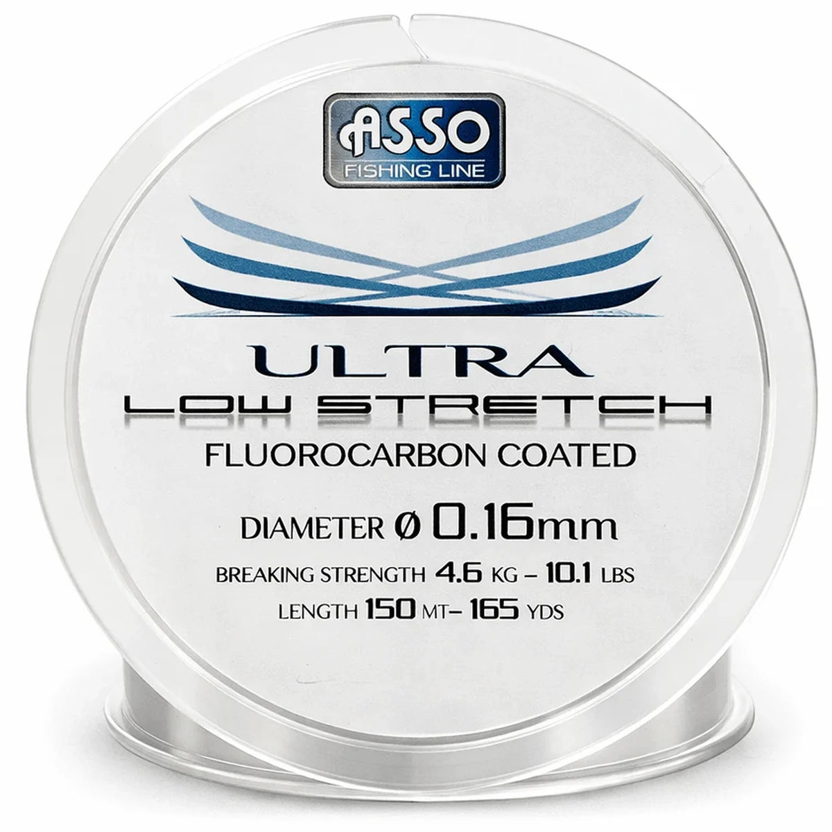 Asso Ultra Low Stretch nylon vislijn 0,16 mm