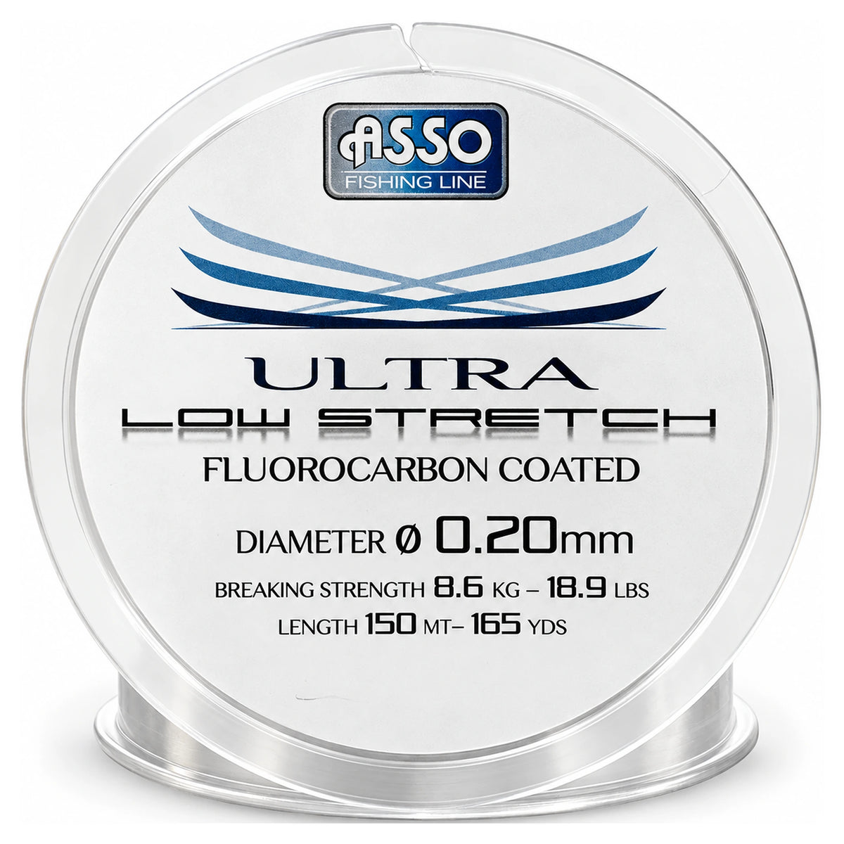 Asso Ultra Low Stretch nylon vislijn 0,20 mm