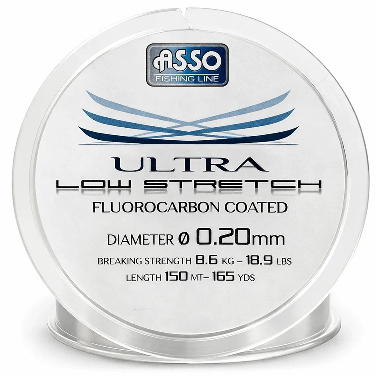 Asso Ultra Low Stretch nylon vislijn 0,20 mm