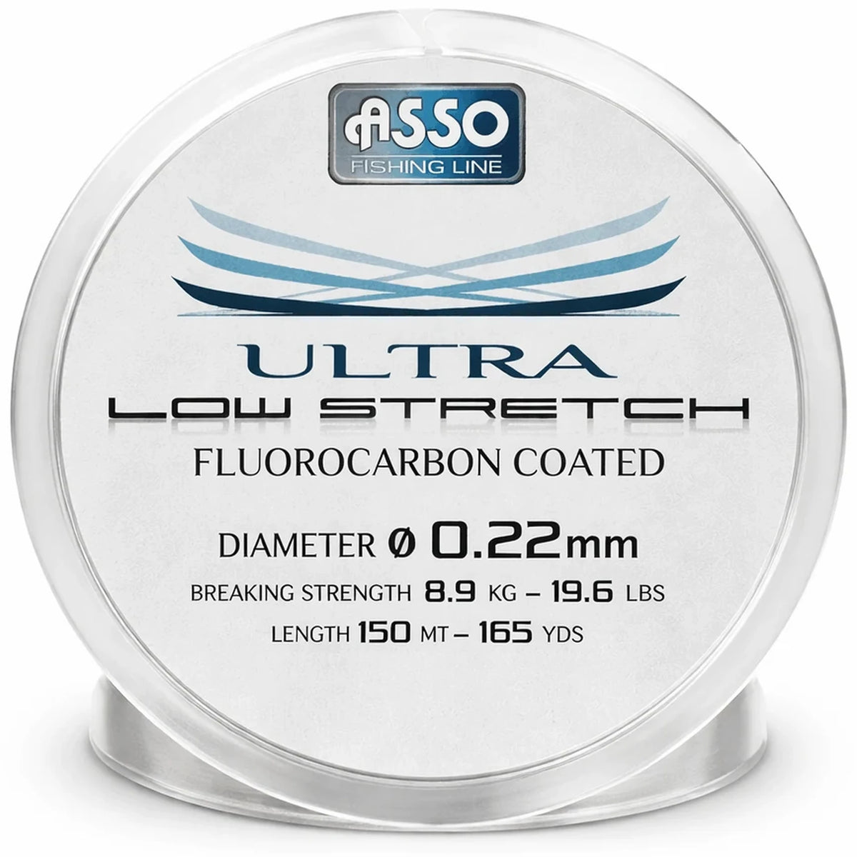 Asso Ultra Low Stretch nylon vislijn 0,22 mm
