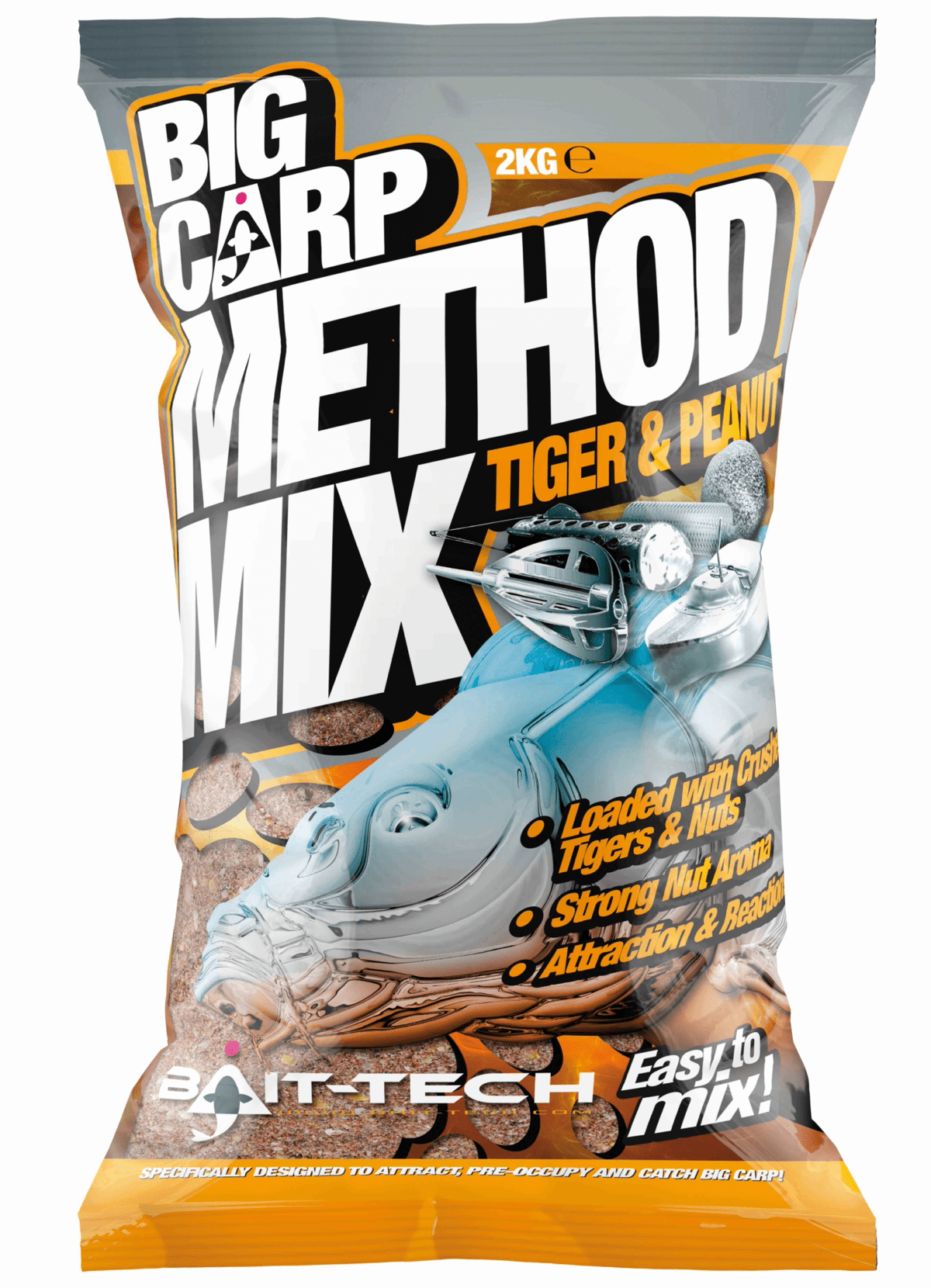 Bait-tech big carp method mix tiger & peanut