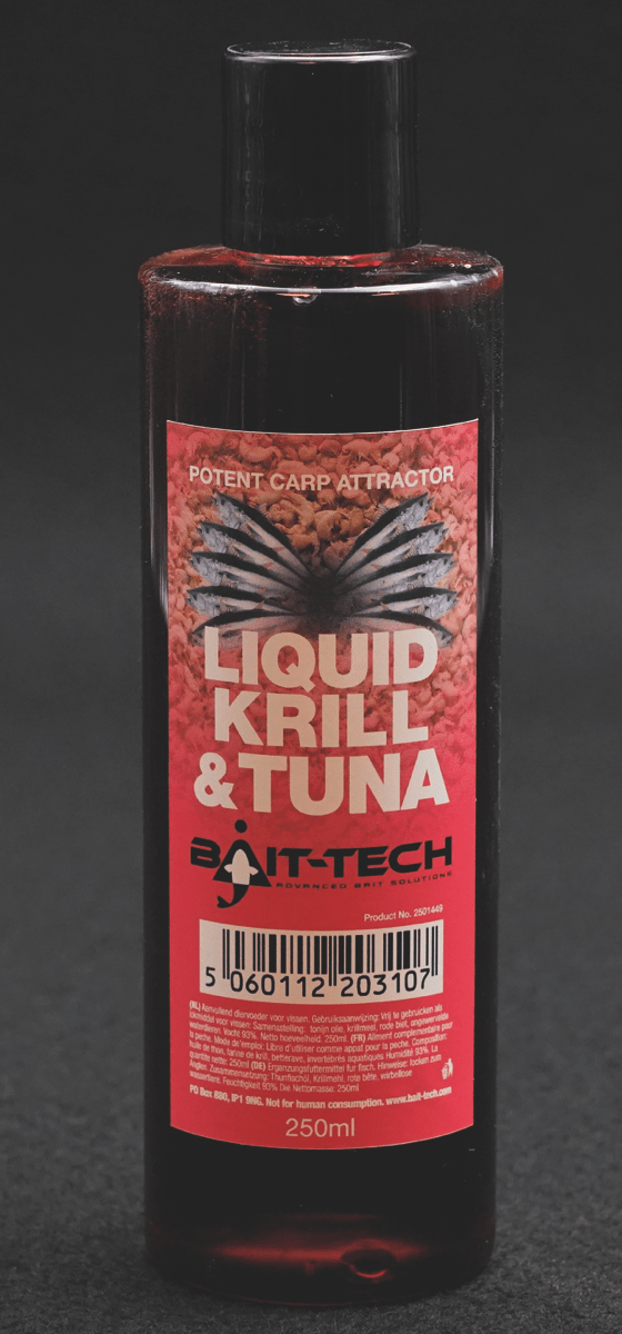bait-tech liquids 250ml krill & tuna