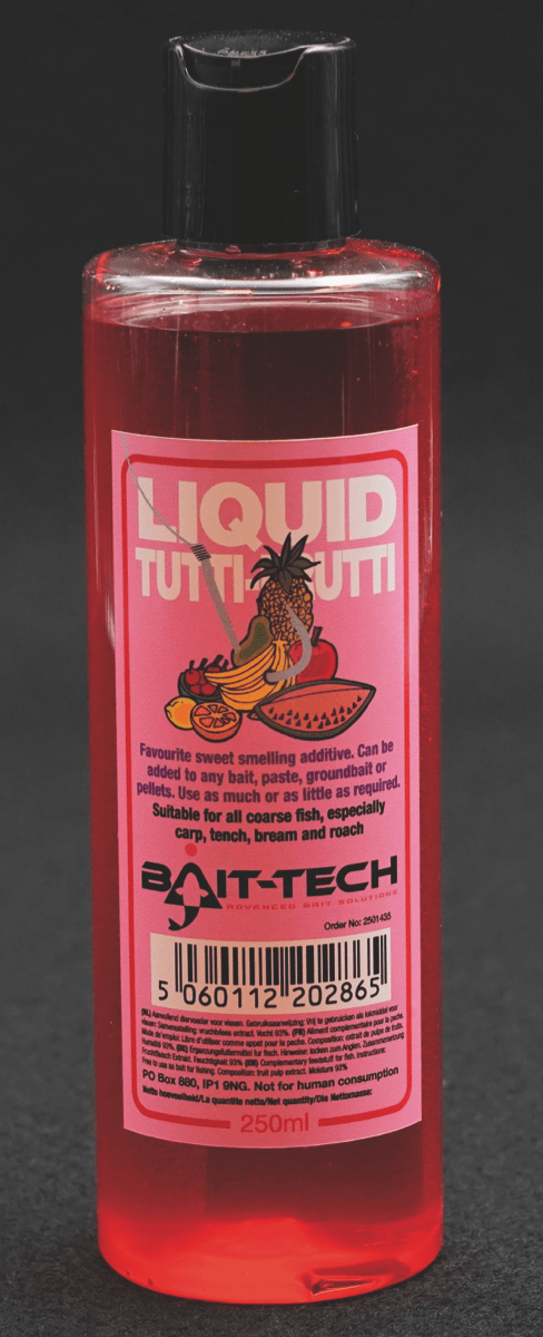 bait-tech liquids 250ml tutti frutti