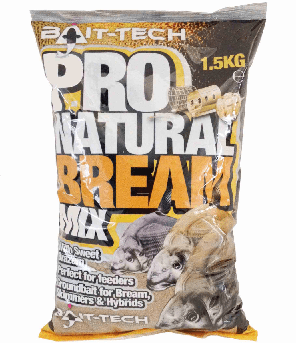 bait-tech pro natural groundbait mix bream