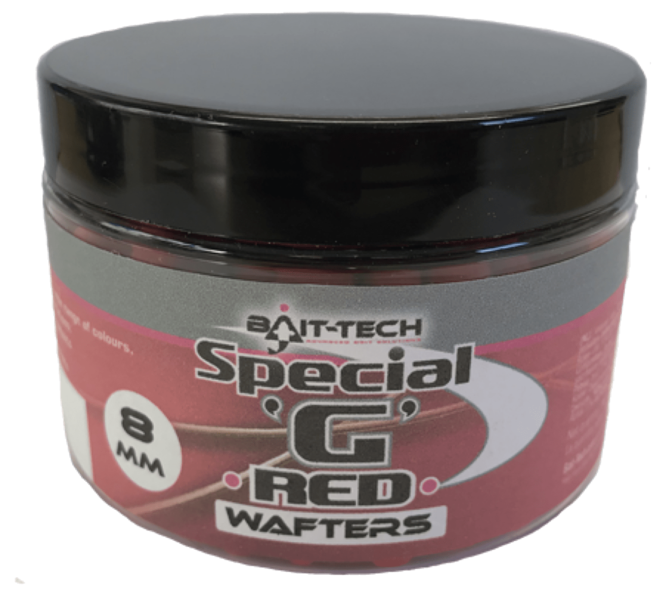 Bait-Tech special G dumbell wafters 8mm red