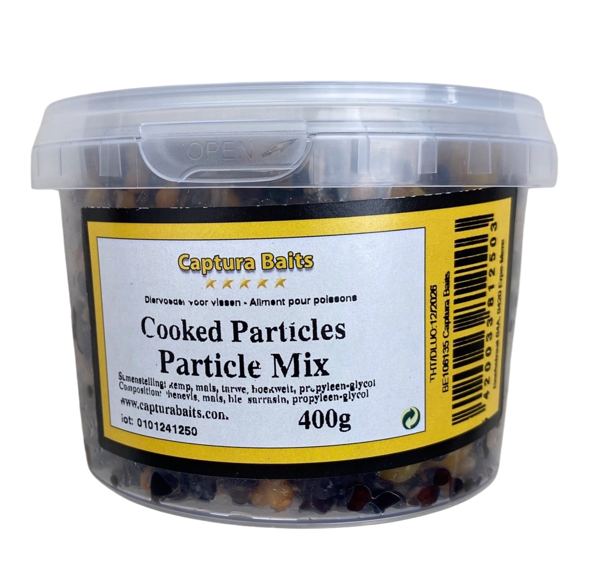 Captura Baits coocked particles mix 400g Jar