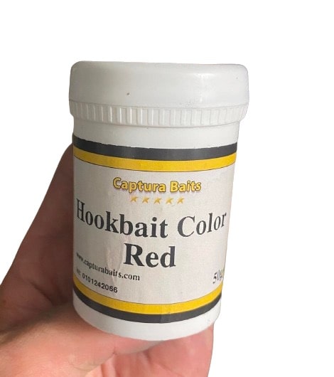 Captura Baits hookbait color red