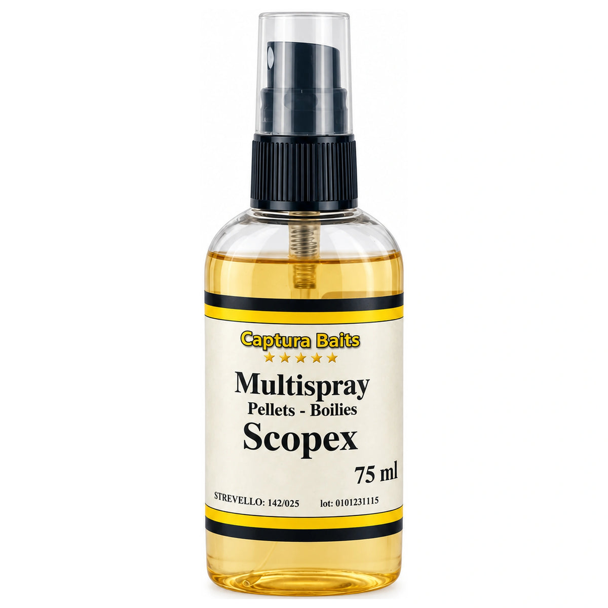Captura Baits Multispray Scopex 75 ml met verstuiver en transparante dop