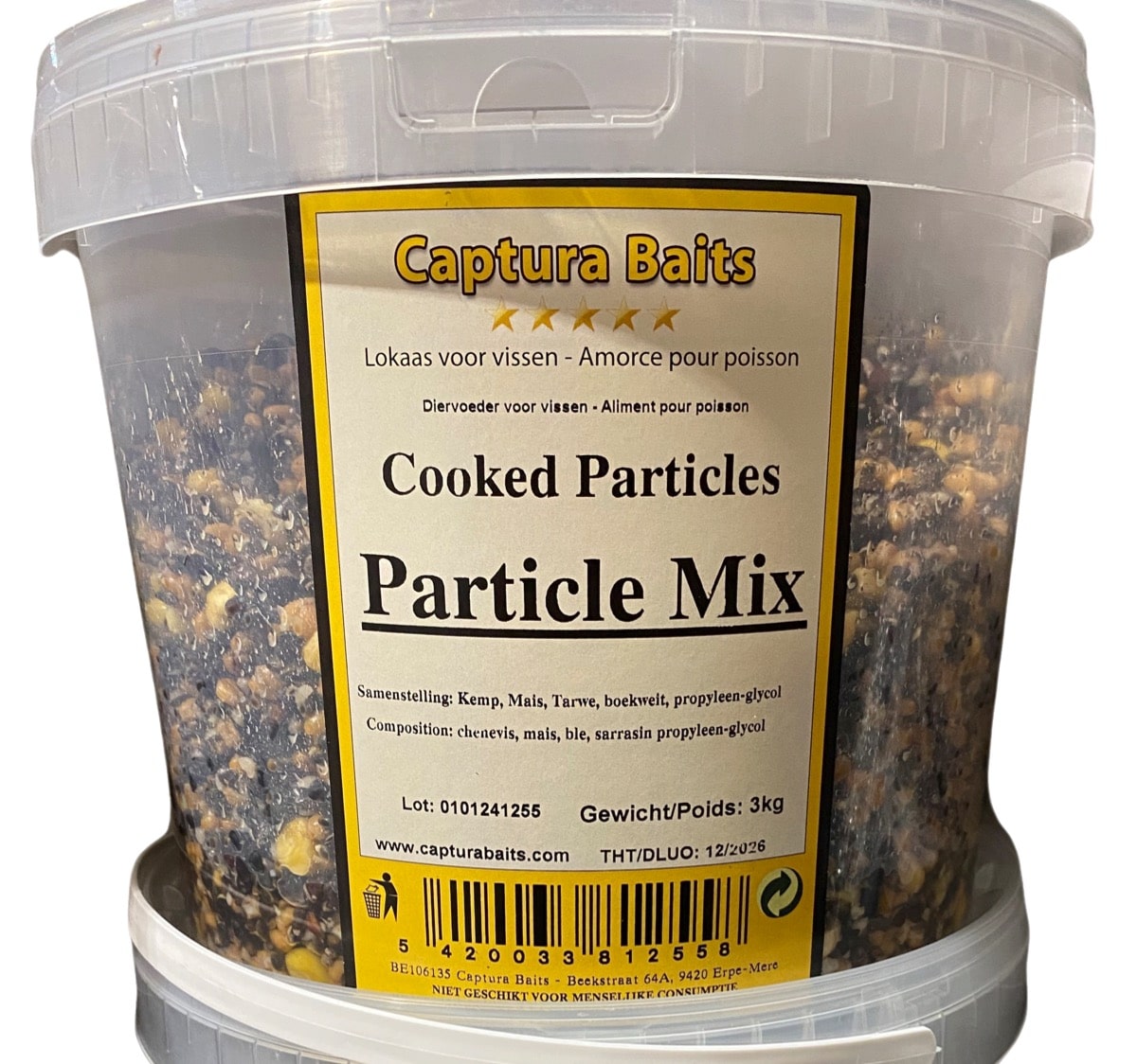 Captura Baits coocked particles mix 3kg bucket