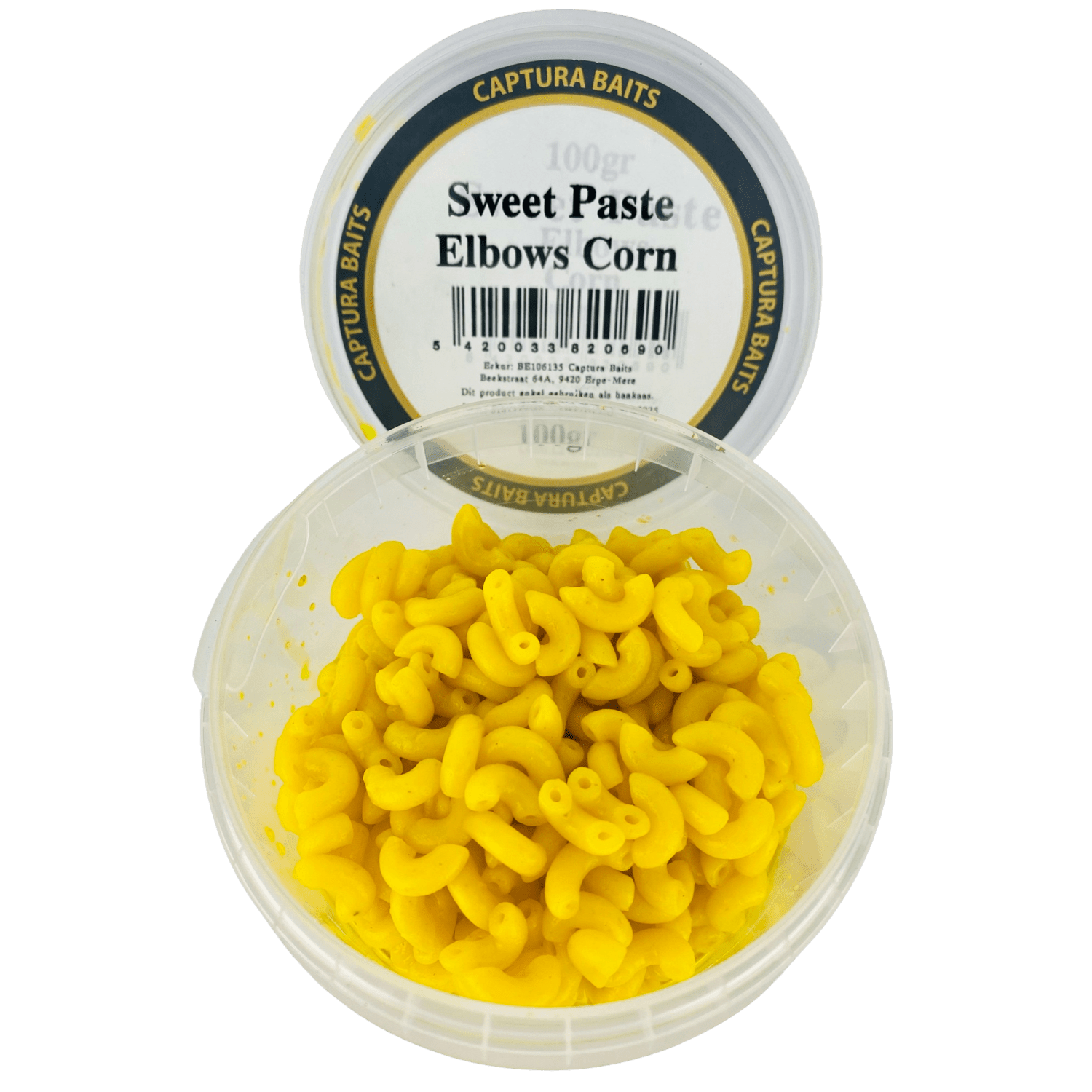 captura baits sweet paste elbows macaroni pasta corn mais