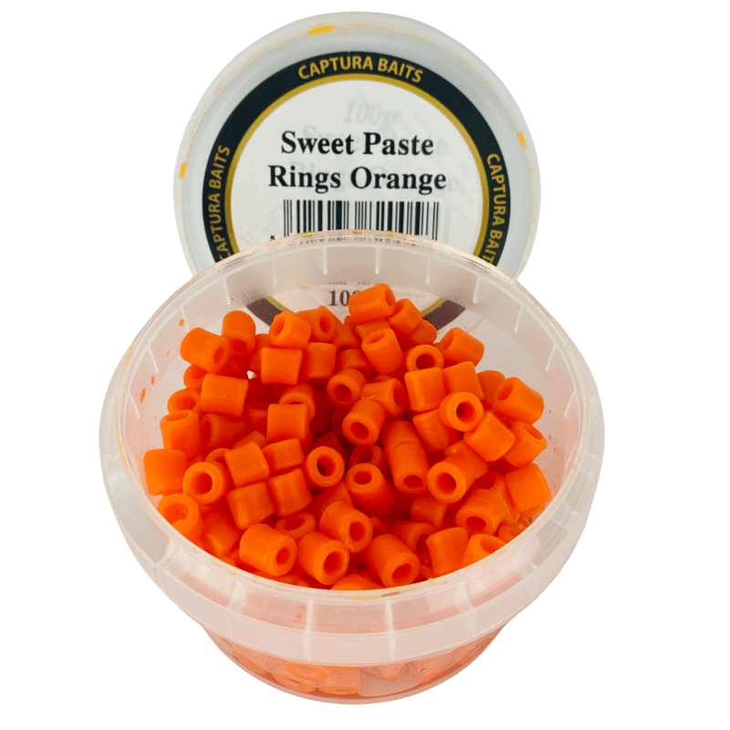 captura baits sweet paste rings pasta macaroni orange oranje