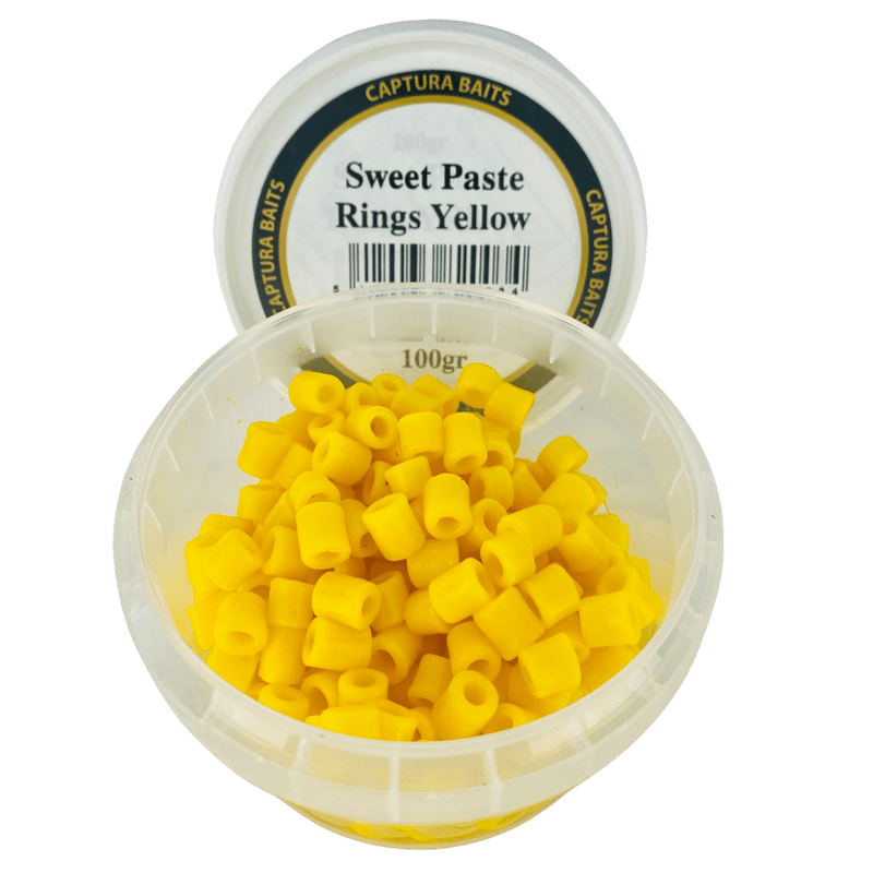 captura baits sweet paste rings pasta macaroni yellow geel