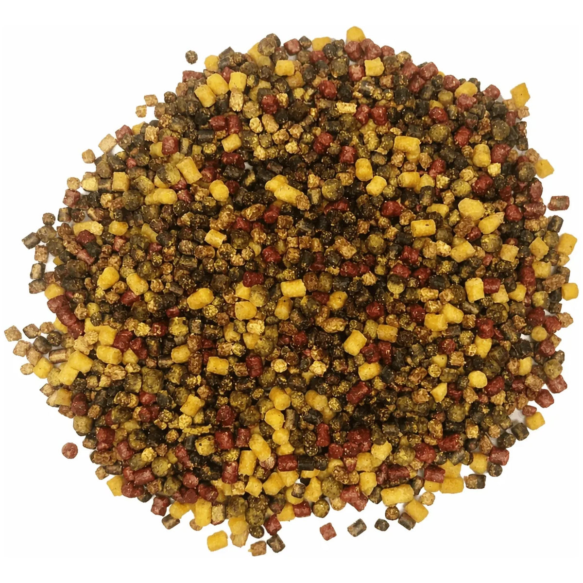 Captura Baits Carp Pellet Mix Red 2 mm van dichtbij