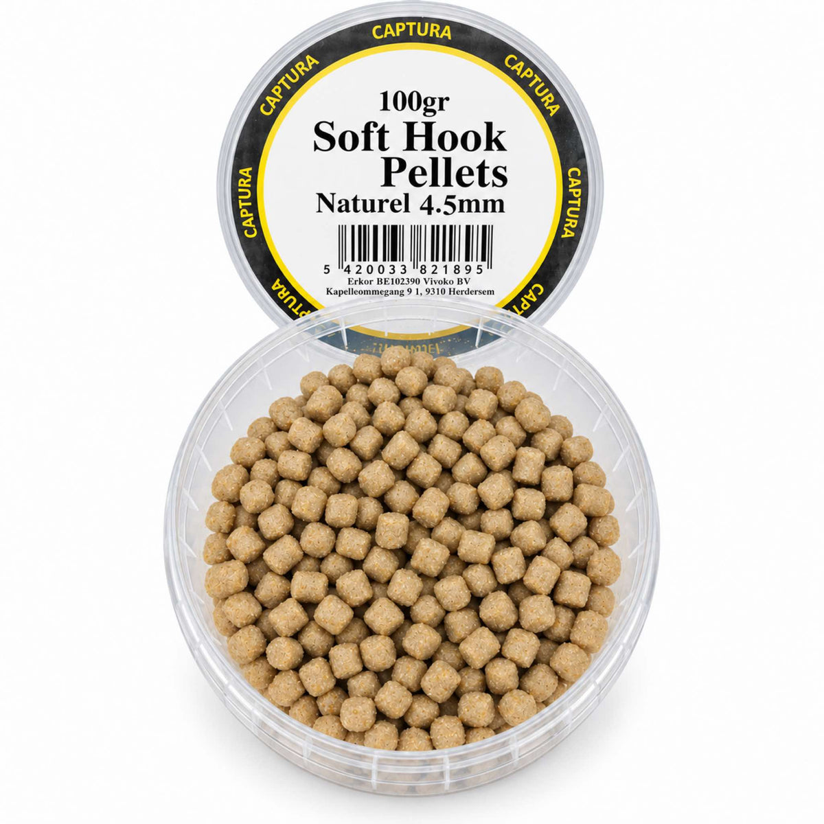 Captura Baits Soft Hook Pellets Natural 4.5mm
